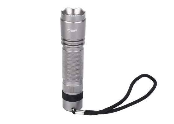 IP66 100Lm 1W Explosion Proof LED Flashlight Aluminum Silver ATEX Approval