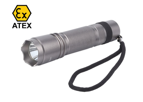 Waterproof  1W Explosion Proof LED Flashlight IP66 100 Luminous Anti - Slip Handle