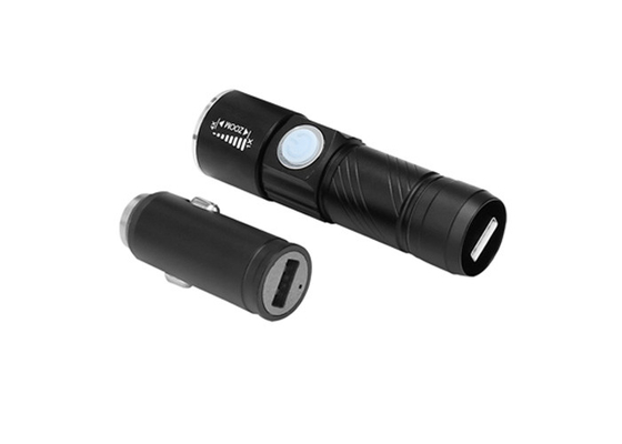 Safety Magnetic Rechargeable Flashlight With Warming Bar Usb Charge Torch