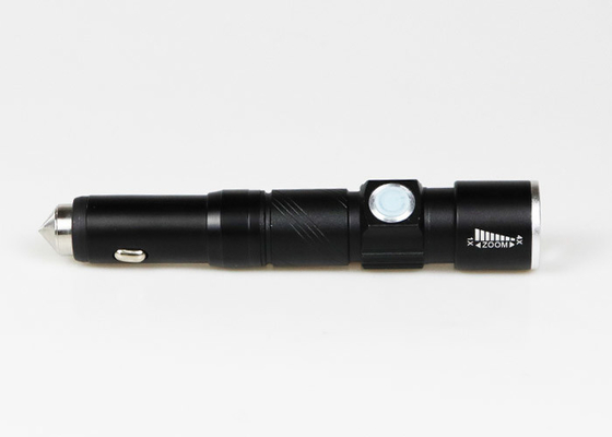 Safety Magnetic Rechargeable Flashlight With Warming Bar Usb Charge Torch