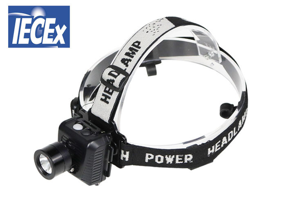 Professional Waterproof Rechargeable Headlamp 130m Lighting Distance For Zone 1 Zone 2